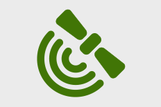 Graphic icon for gnss receivers antennas radios