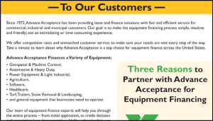 First Western Equipment Finance equipment leasing information for customers