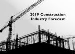 A look at Forecasts and Trends for the 2019 Construction Industry