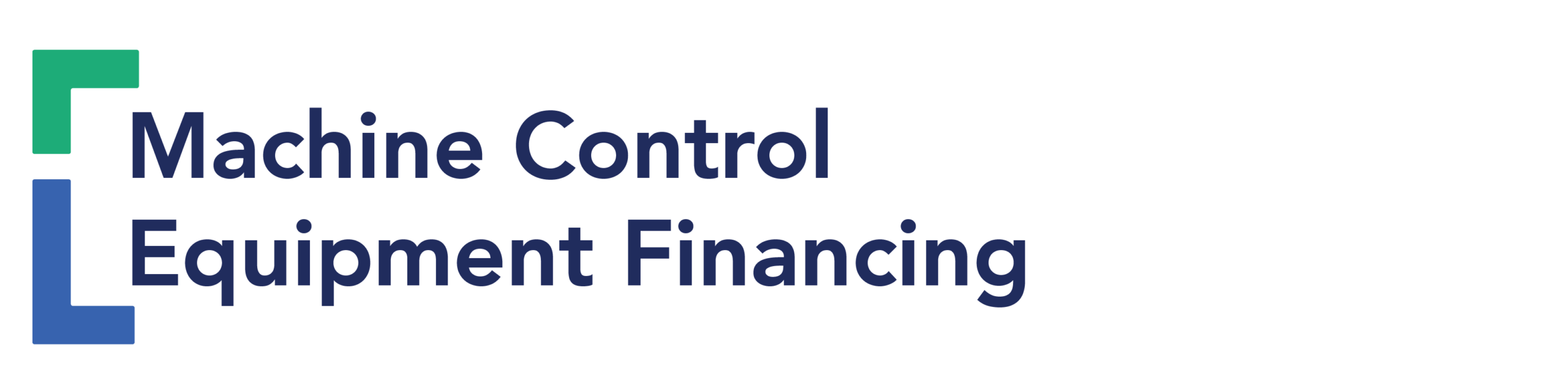 Machine Control Equipment Financing